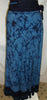 Blue And Black wrap skirt